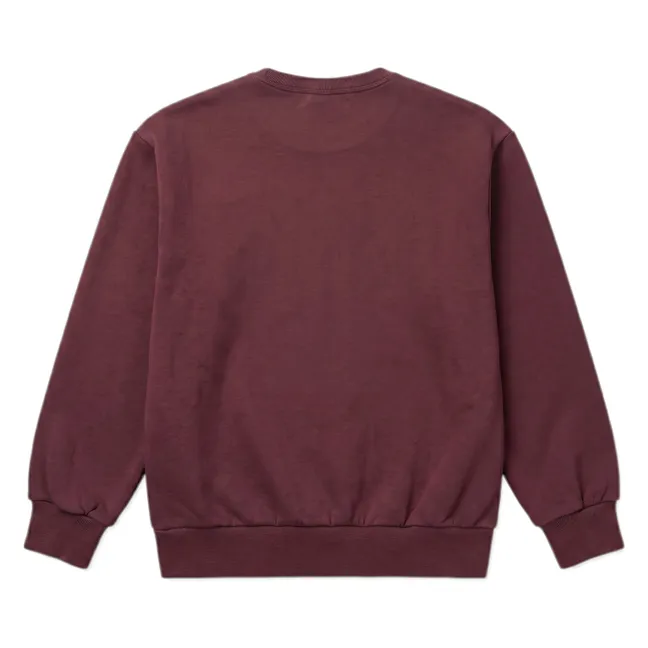 Sweat Blow Coton Bio | Marron foncé