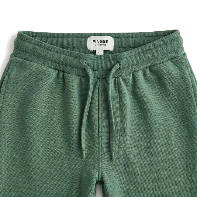 Jogger Race Coton Bio | Vert foncé