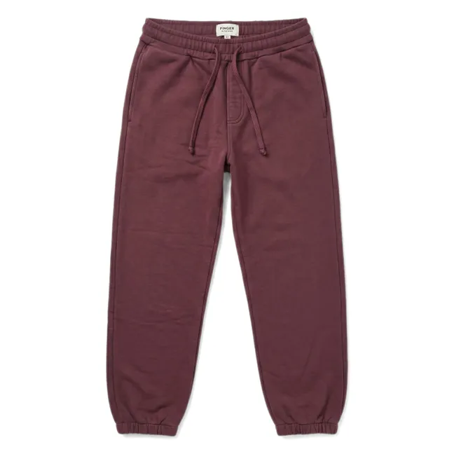 Jogger Race Coton Bio | Marron foncé