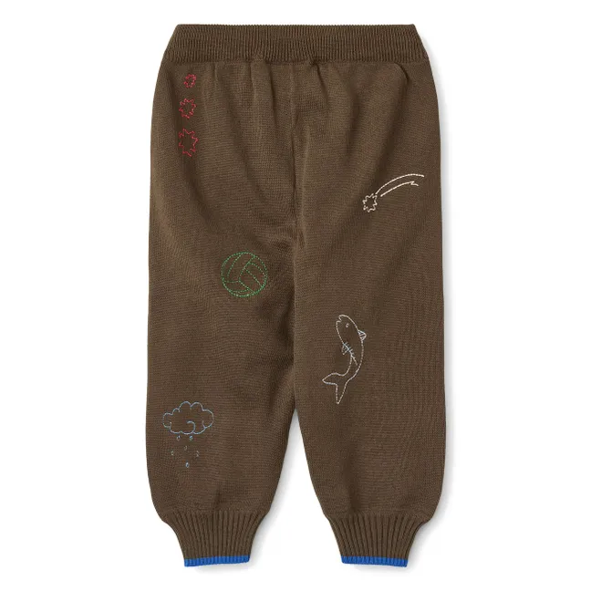 Gustav Knit Pants | Brown