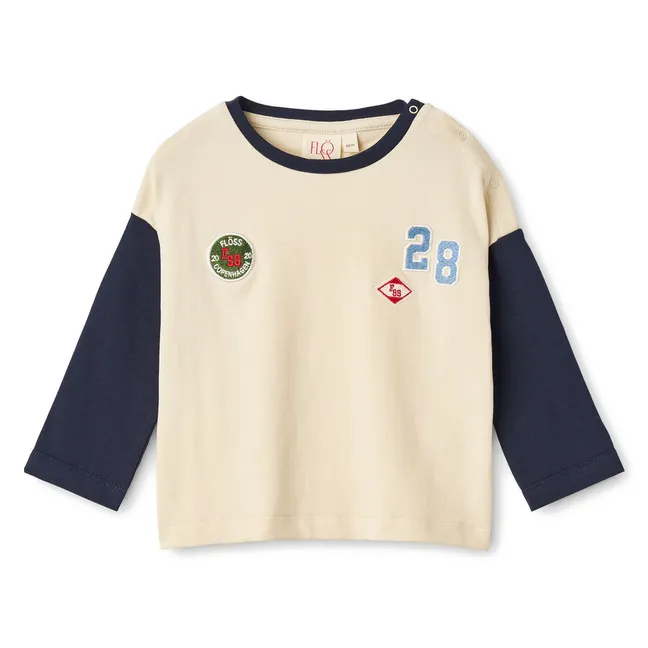 Eskil Patch T-shirt | Cream