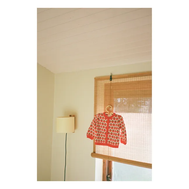 Line Fraises Cardigan | Red