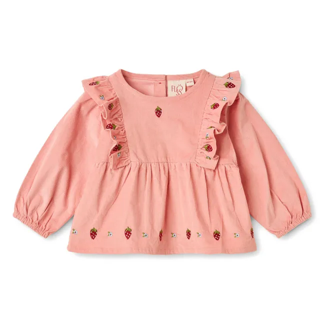 Belle Fraises Blouse | Pink