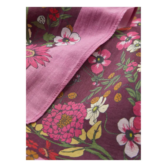 Foulard Elyfiora Coton et Soie | Violet