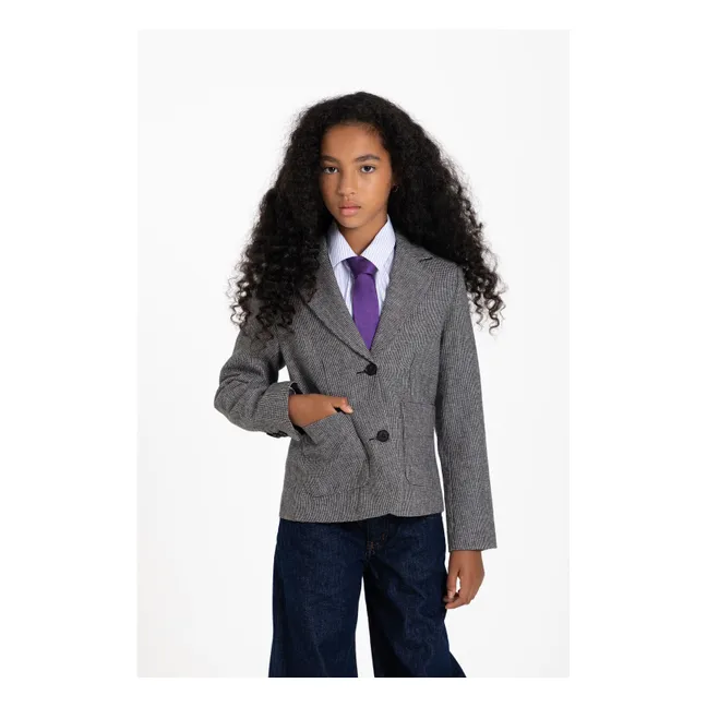 Veste Welly Pied-de-Poule | Noir