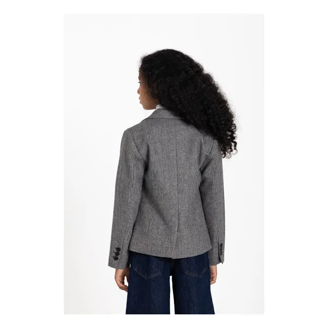 Veste Welly Pied-de-Poule | Noir