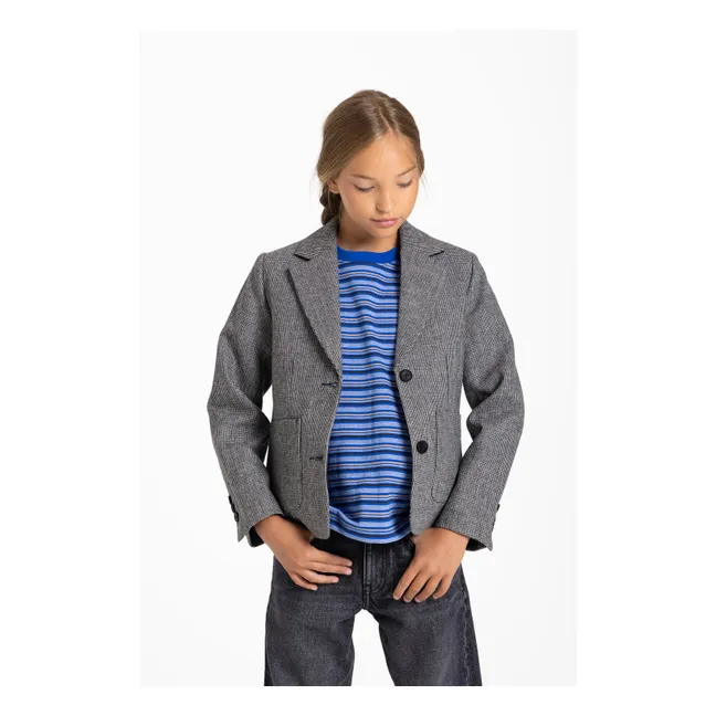 Veste Welly Pied-de-Poule | Noir