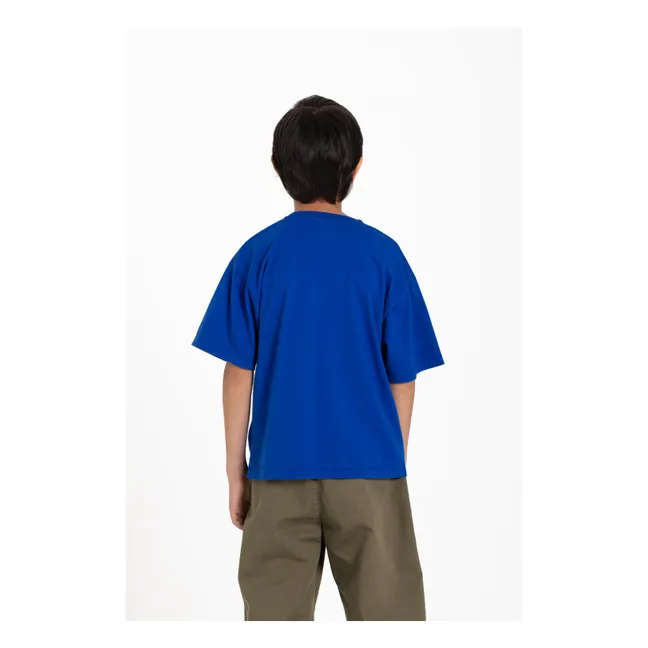 T-shirt King Coton Bio | Bleu électrique