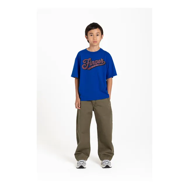 T-shirt King Coton Bio | Bleu électrique