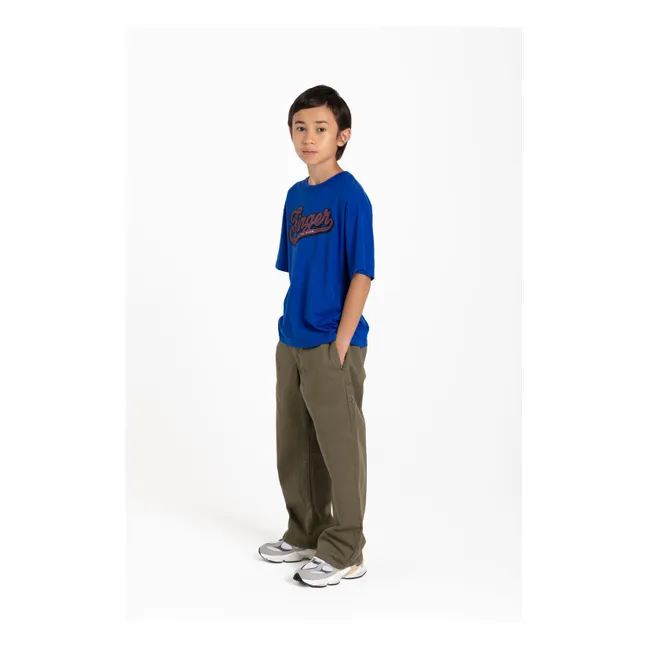 T-shirt King Coton Bio | Bleu électrique