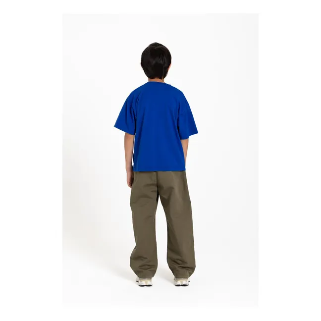 T-shirt King Coton Bio | Bleu électrique