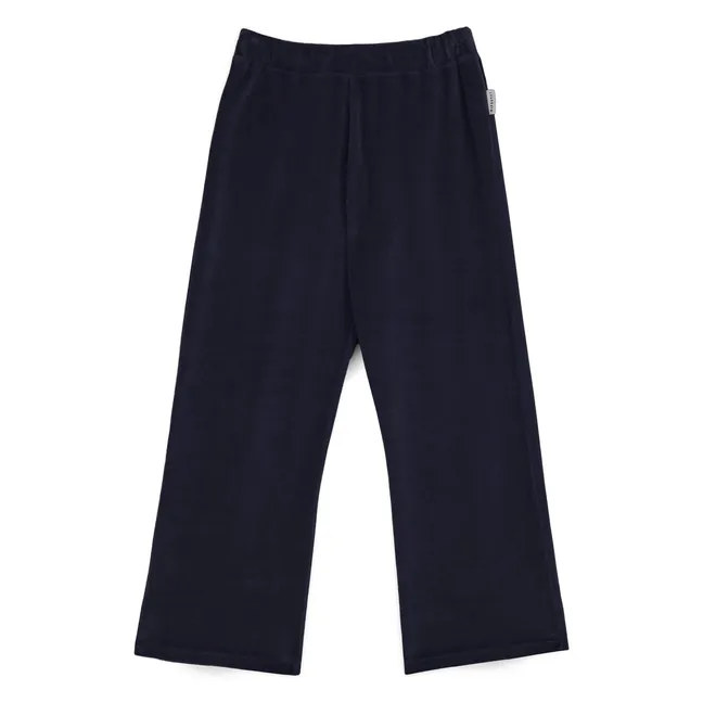 Pantalon Margot Velours | Bleu nuit