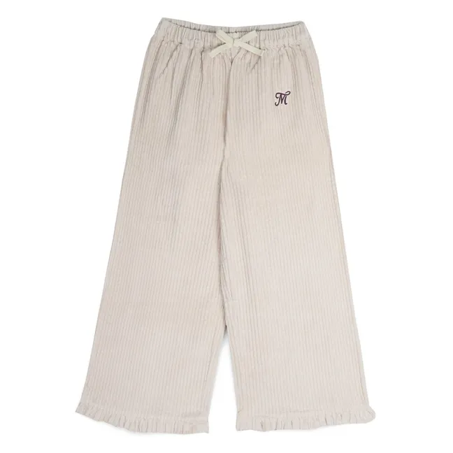 Pantalon Siena Velours Coton Bio | Beige