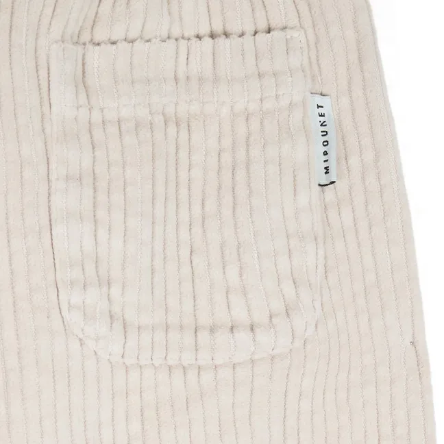 Pantalon Siena Velours Coton Bio | Beige