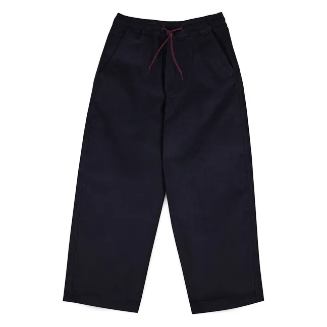 Olivier Velvet Pants | Midnight blue