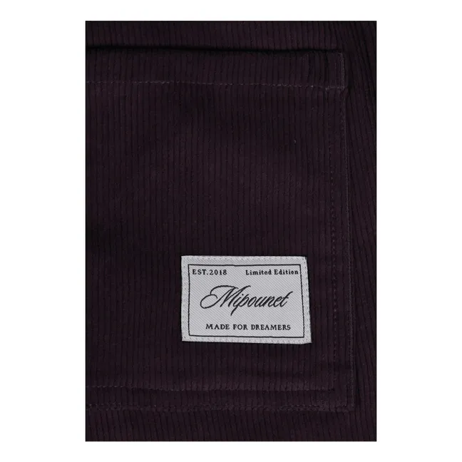 Olivier Velvet Pants | Aubergine