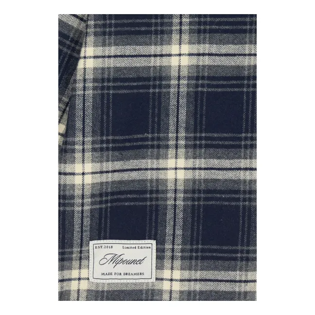 Chemise Lorenzo Carreaux | Bleu