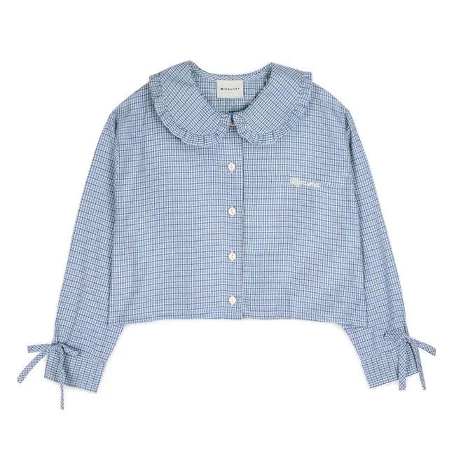 Chemise Col Claudine Florence | Bleu