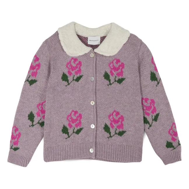 Gilet Rosalina Fleurs | Rose