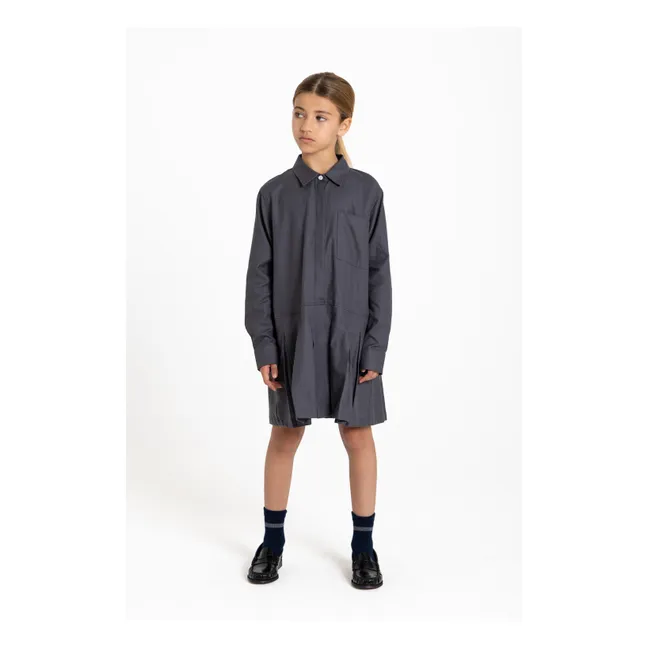 Vestido camisero Crown | Gris Oscuro