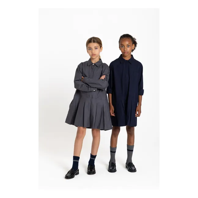 Vestido camisero Crown | Gris Oscuro