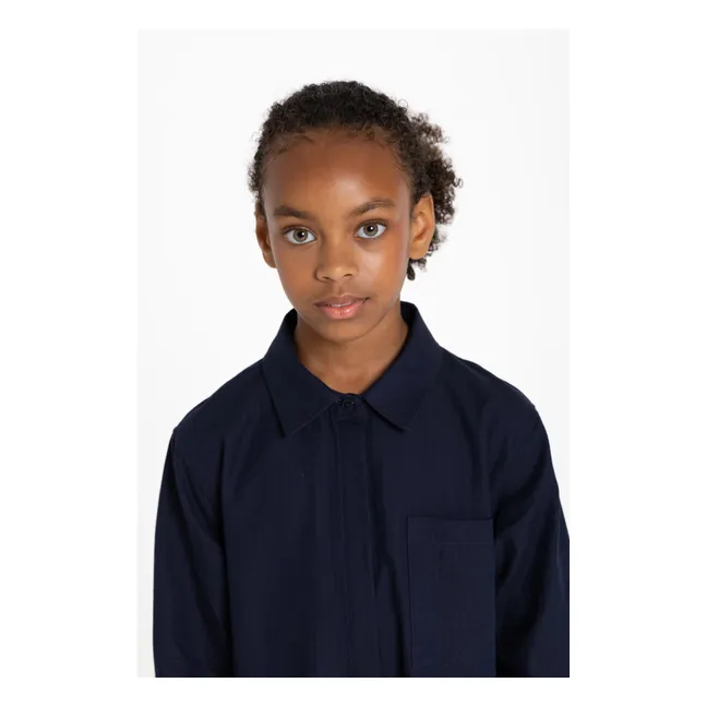 Robe Chemise Crown | Bleu marine