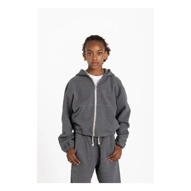 Sweat Capuche Kaightleridge Coton Bio | Gris chiné