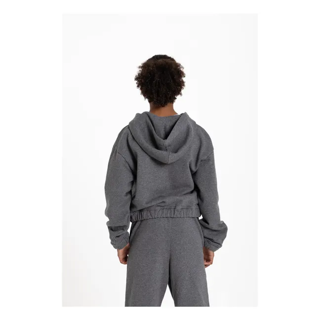 Sweat Capuche Kaightleridge Coton Bio | Gris chiné