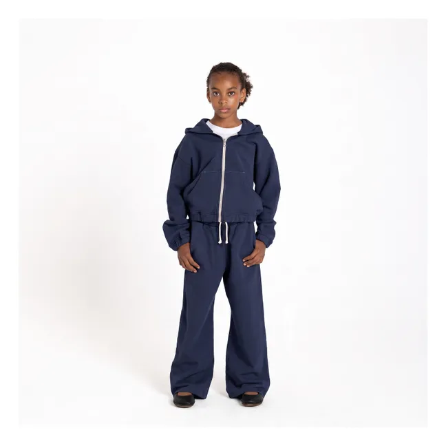 Jogger Thornfield Coton Bio | Bleu marine