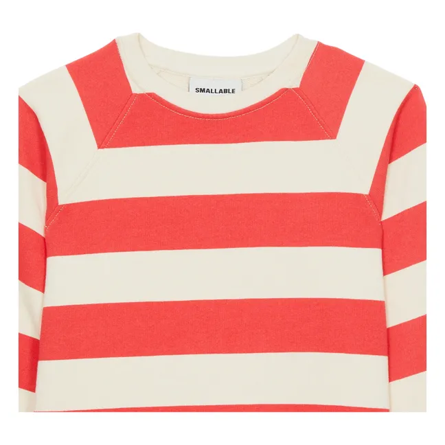 Robe T-shirt Azalea Rayée | Rouge
