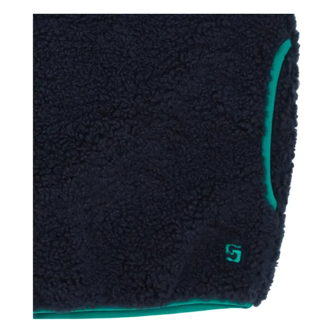 Chaqueta sin mangas Manny | Azul negro