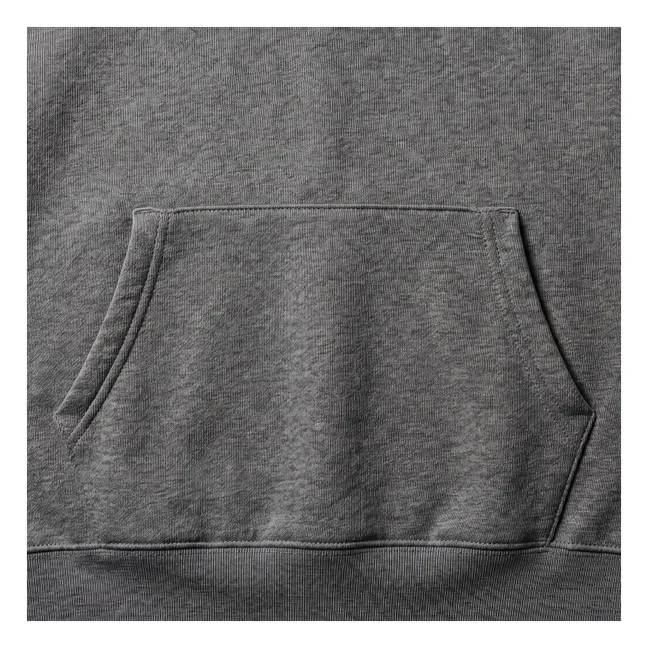 Sweat Kingswood Coton Bio | Gris chiné