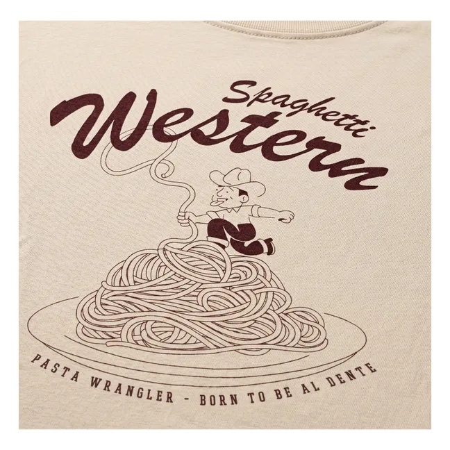 Finn Spaghetti Organic Cotton T-Shirt | Off white