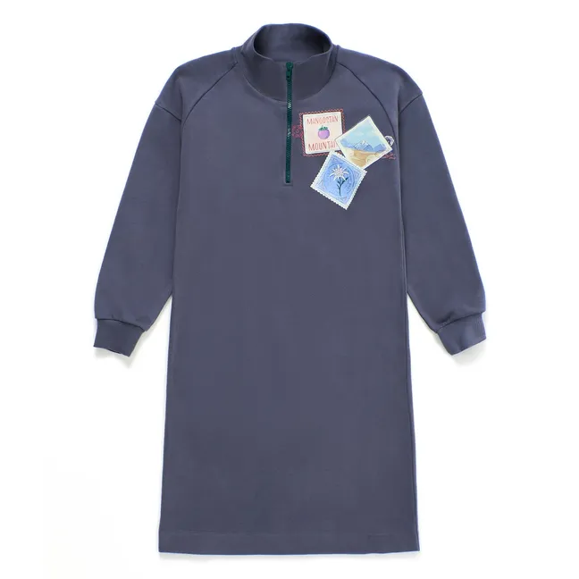 Robe Sweat Timbres | Gris foncé