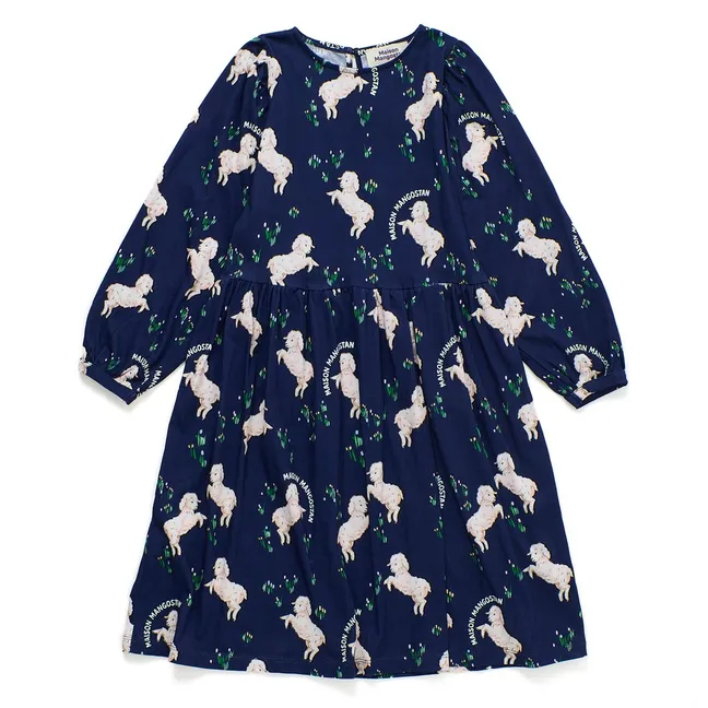 Robe Moutons | Bleu foncé