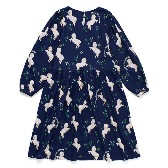 Robe Moutons | Bleu foncé