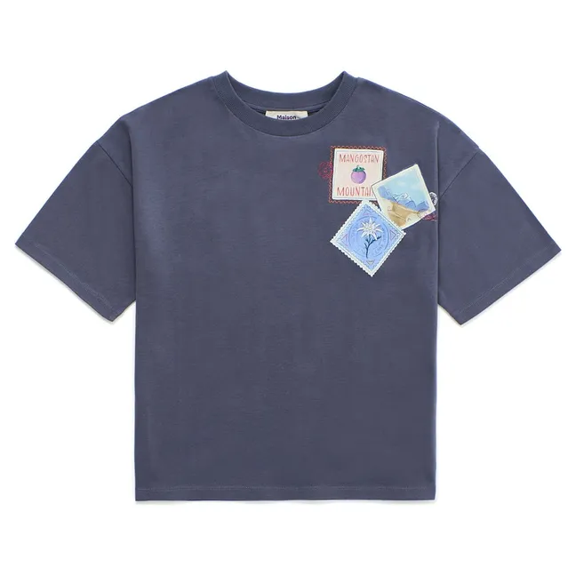T-shirt Timbres | Gris foncé