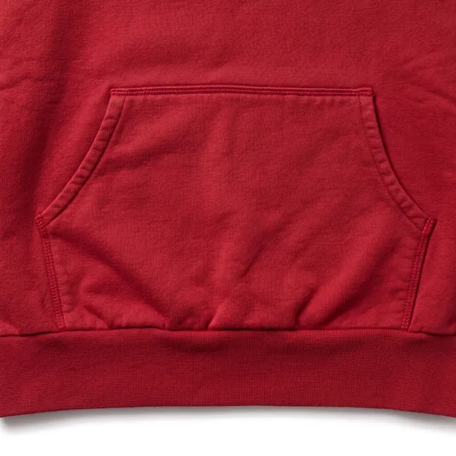Sudadera Noa de algodón orgánico | Rojo Oscuro