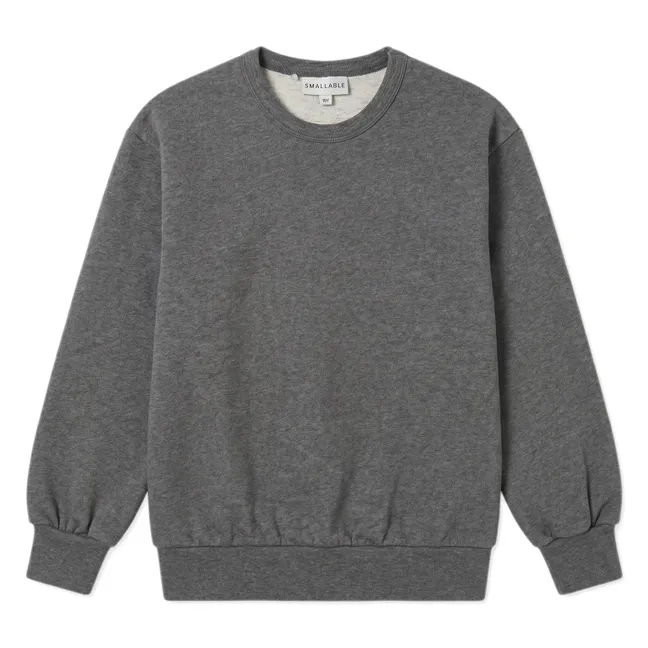Sweat Borough Coton Bio | Gris chiné