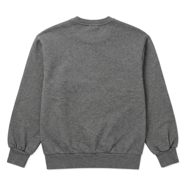 Sweat Borough Coton Bio | Gris chiné