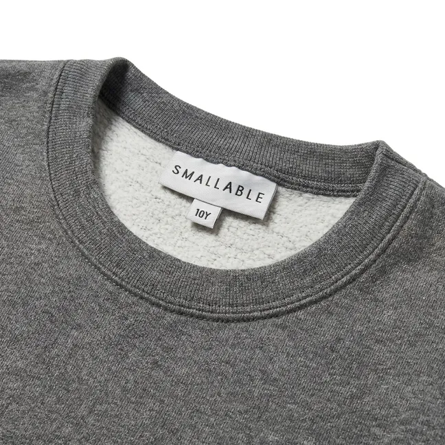Sweat Borough Coton Bio | Gris chiné