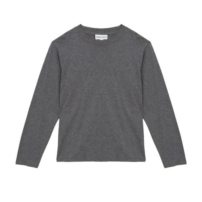 T-shirt Montague Coton Bio | Gris chiné