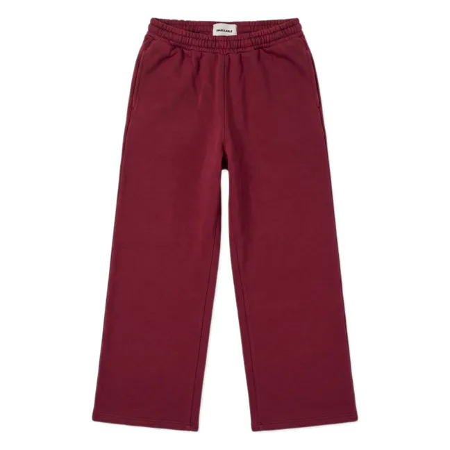 Jogger Tulip Coton Bio | Rouge cerise