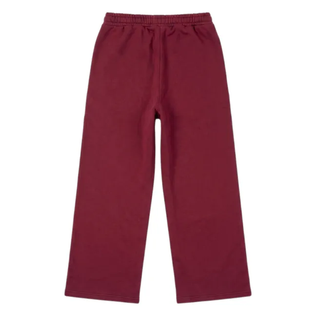 Jogger Tulip Coton Bio | Rouge cerise