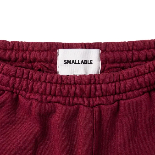 Jogger Tulip Coton Bio | Rouge cerise