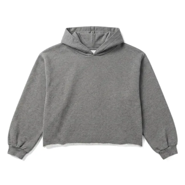 Sweat Capuche Mayflower Coton Bio | Gris chiné