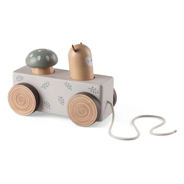 Pop-Up Pull-Along Toy | Beige