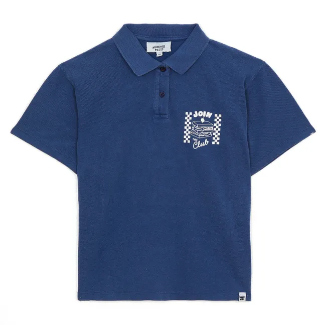 Polo Ozzie Club Sandwich Coton Bio | Bleu nuit