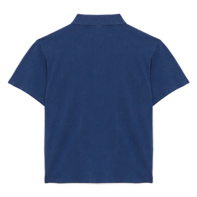 Polo Ozzie Club Sandwich Coton Bio | Bleu nuit