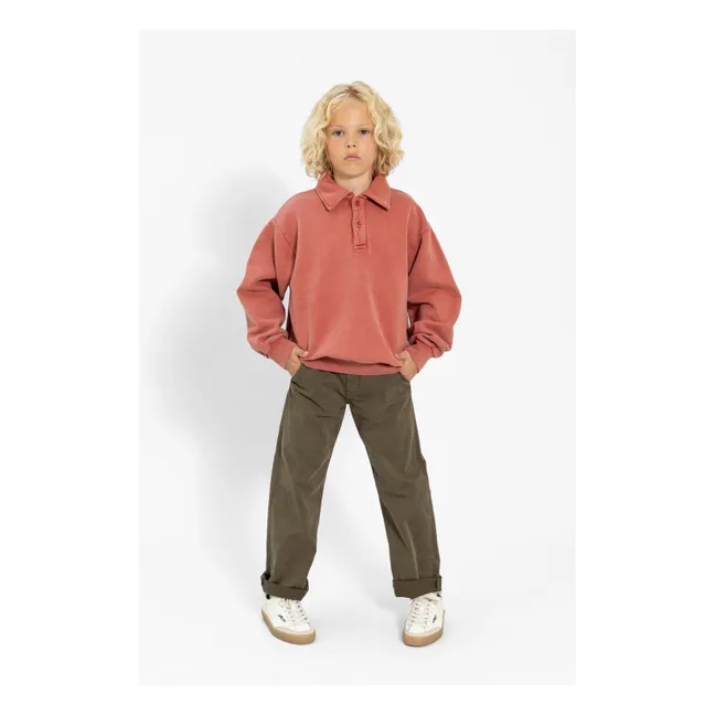 Polo Phoenix Bretzel Coton Bio | Rouge